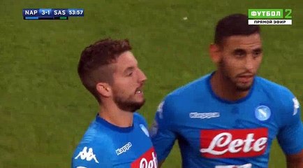 Dries Mertens Goal HD - Napoli	3-1	Sassuolo 29.10.2017