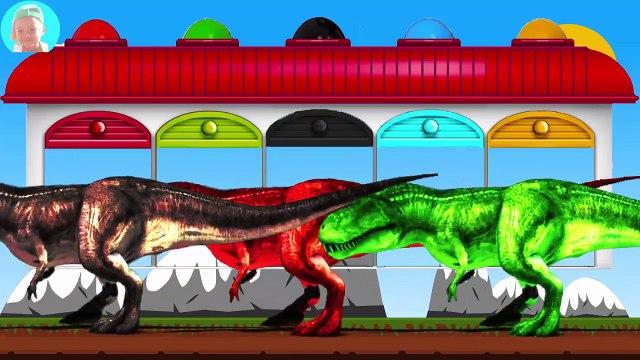 Dinosaurs cartoon movies for children Pricess Sofia Crying Babies when see Dinosaur T REX Grrrr