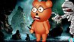 Mega gummy bear crying when see Zombie Walk in CEMETERY Baby gummy bear Finger Family rhymes For kid