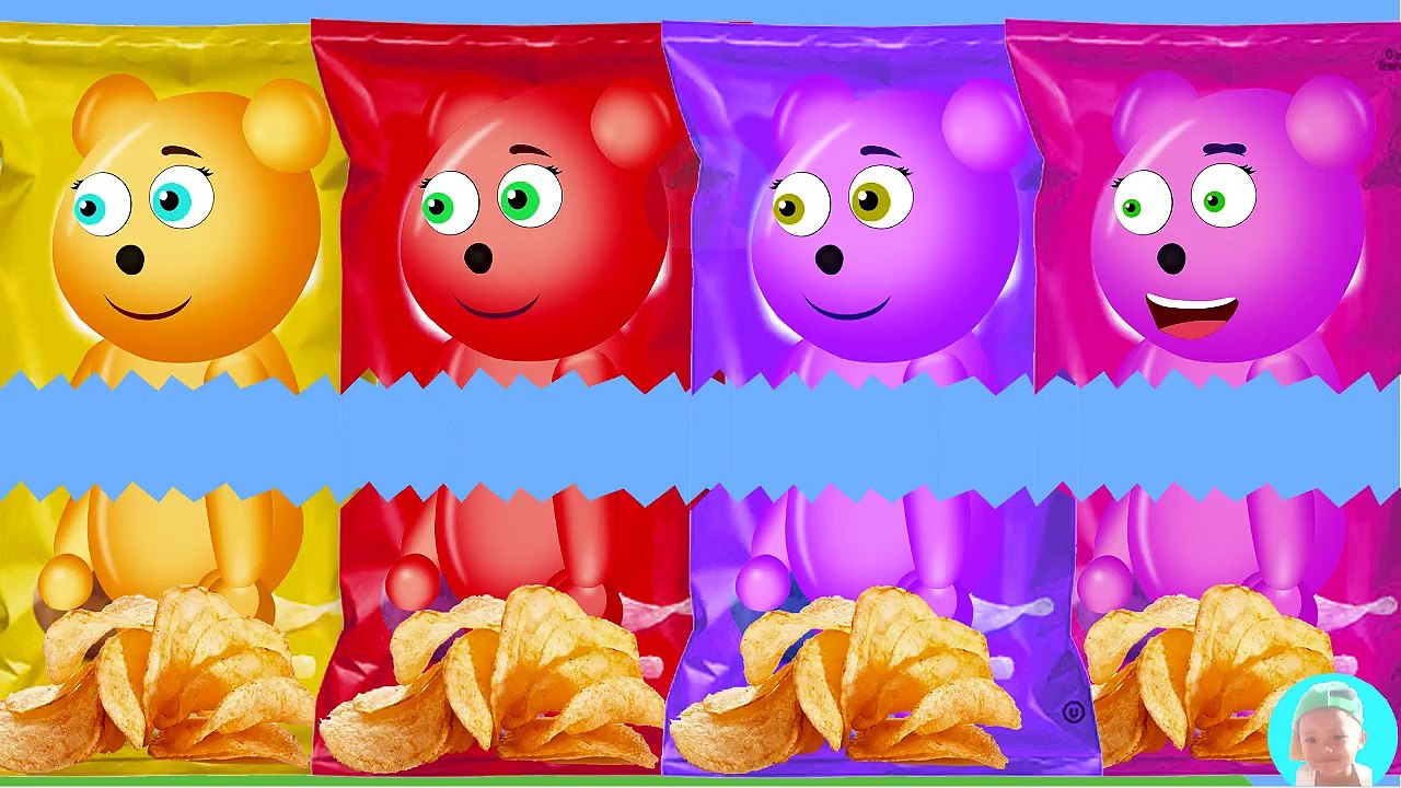 Learn Colors with Mega gummy bear - Wrong Heads