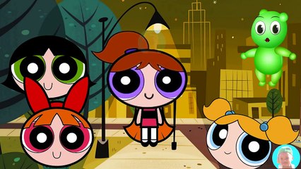 Wrong heads THE POWERPUFF GIRLS Blossom Bubbles Bunny Buttercup Wrong Body Finger Family Songs