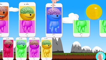 Mega Gummy Bear Wrong Brain of Mobile Phones Cartoons for Childrens