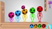 Skeleton Colors Learn Colors With Soccer Balls Hammer Xylophone to Childrens