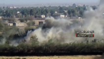 Aerial bombardment against terrorists in southeastern Deir Ezzor