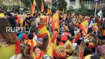 Şimdi de bağımsızlık karşıtı Katalanlar sokağa çıktı
