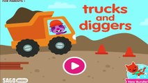 Sago Mini - Trucks And Diggers - Build Fun Houses For Kids With Pupies