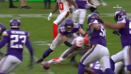 Browns fumble, Vikings recover to open second half in London