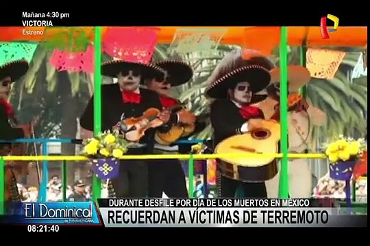 México: desfile del Día de los Muertos honró a víctimas del terremoto