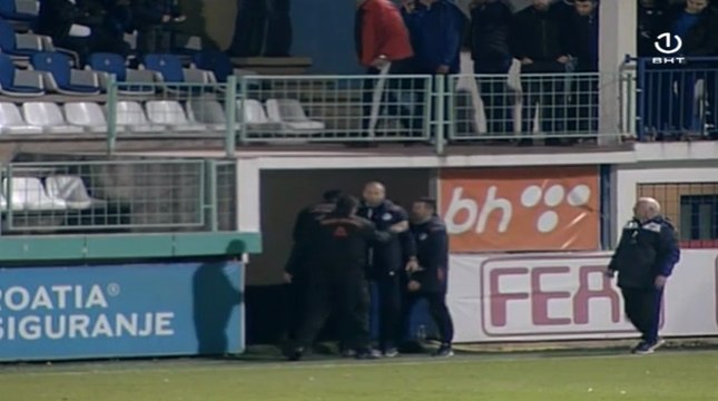 NK Široki Brijeg - HŠK Zrinjski / Tenzije pored terena