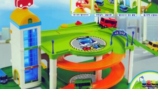 Tayo elevator rotating parking toy, Disney Tomica Cars,Thomas,Nemo video for children