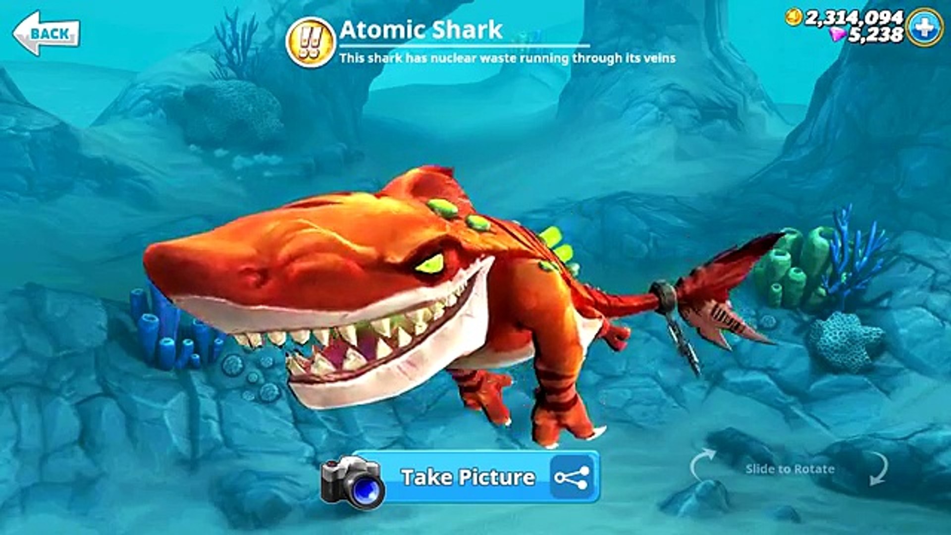 Hungry Shark World - New Updated Atomic Shark – Видео Dailymotion