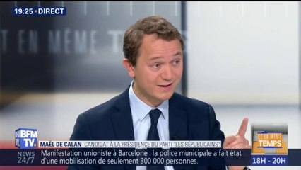 "Ce que je n'aime pas dans le discours de @laurentwauquiez c'est la droite qui se referme et ne peut pas gagner", affirme @MaeldeCalan