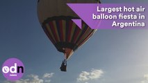Hot air balloons in Argentina