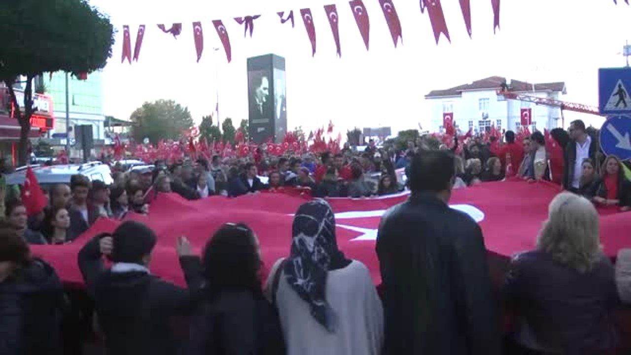 29 Ekim Cumhuriyet Bayramı - Cumhuriyet Yürüyüşü Düzenlendi
