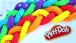 DIY Play Doh Braids Modelling Clay Compilation