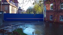 Storm brings severe flooding to parts of Hamburg, Germany