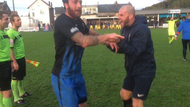 Steve Dessart met un superbe coup-franc pour Hamoir