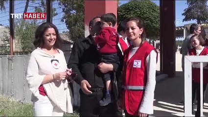 Sınırda ağlatan buluşma