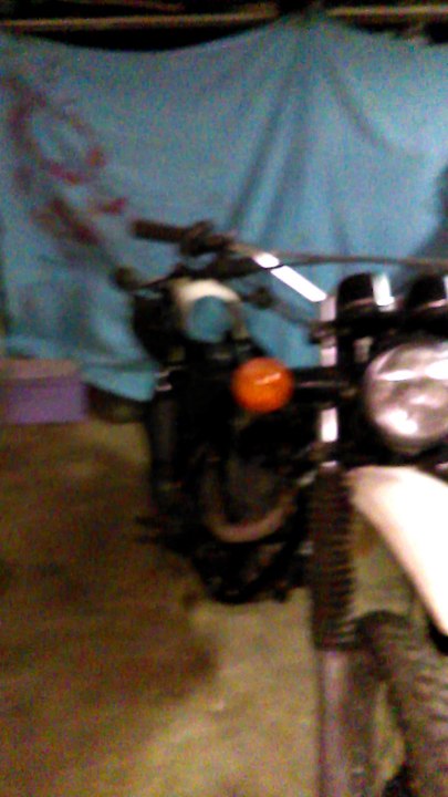 démarrage yamaha 500 xt avant rénovation