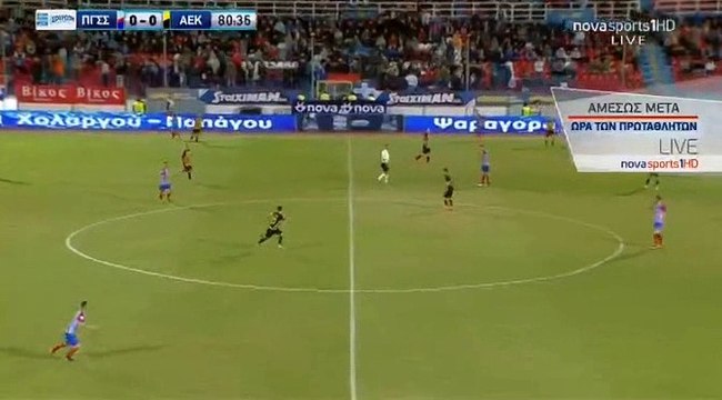 Sergio Araujo Goal HD - Panionios	0-1	AEK Athens FC 29.10.2017