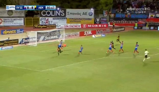 Sergio Araujo Goal HD - Panionios 0-1 AEK Athens FC 29.10.2017