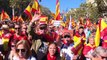 Marcha masiva en Cataluña a favor de la unidad de España