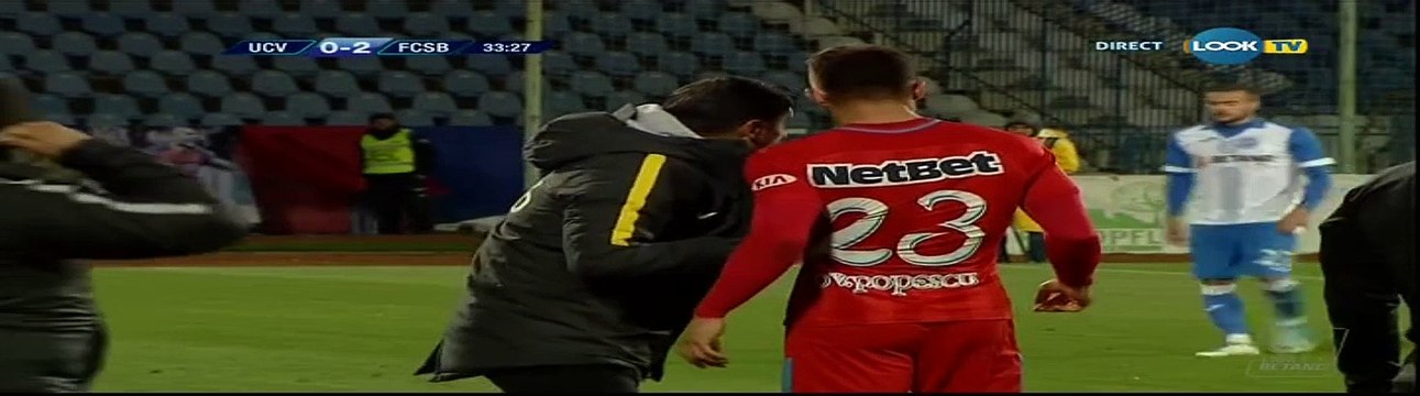 0-2 Filipe Teixeira Goal Romania Divizia A - 29.10.2017 CS Univ Craiova 0-2 Steaua Bucuresti