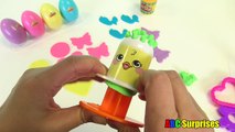 Best Learning Video for Kids COLORS PLAY DOH Surprise Eggs Play doh Hair Barber Shop ABC Surprises