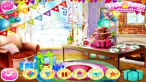 Disney Princesses Elsa Anna Ariel & Aurora Birthday Party Dress Up and Decoration Game