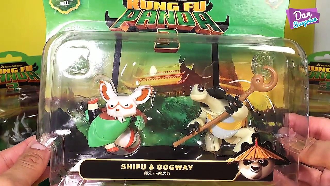 KUNGFU PANDA 3 FIGURINE TOY COMPLETE SET UNBOXING - CHARACTERS INTRO