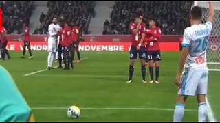 Morgan Sanson Goal - Lille vs  Olympique Marseille 0-1 29/10/2017 HD