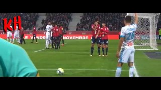 0-1 Morgan Sanson Goal - Lille vs  Olympique Marseille 0-1 29/10/2017 HD