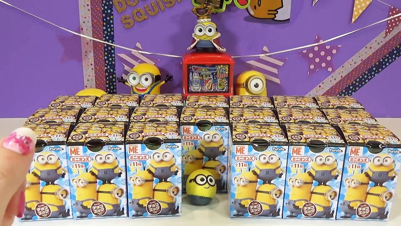 MINIONS Chocolate Surprise Eggs! Despicable Me Toys Giant Surprise Eggs Unboxing Doctor Squish