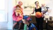 Being nine months pregnant doesn’t stop this soon-to-be-mum-of-five busting some serious moves with her husband and kids, as she pops and locks to t