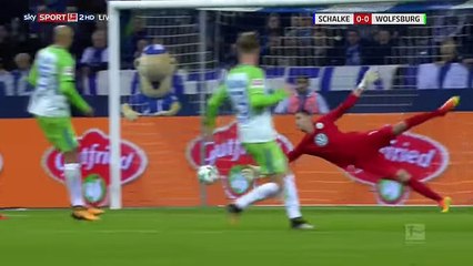 اهداف شالكة وفولفسبورج 1-1 نبيل بن طالب يسحل هدف ◄ البوندسليغا 29-10-2017 [ شاشة كاملة HD ]