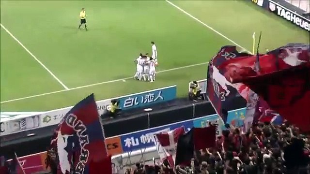 Consadole Sapporo 1:2 Kashima ( Japanese J League. 29 October 2017)