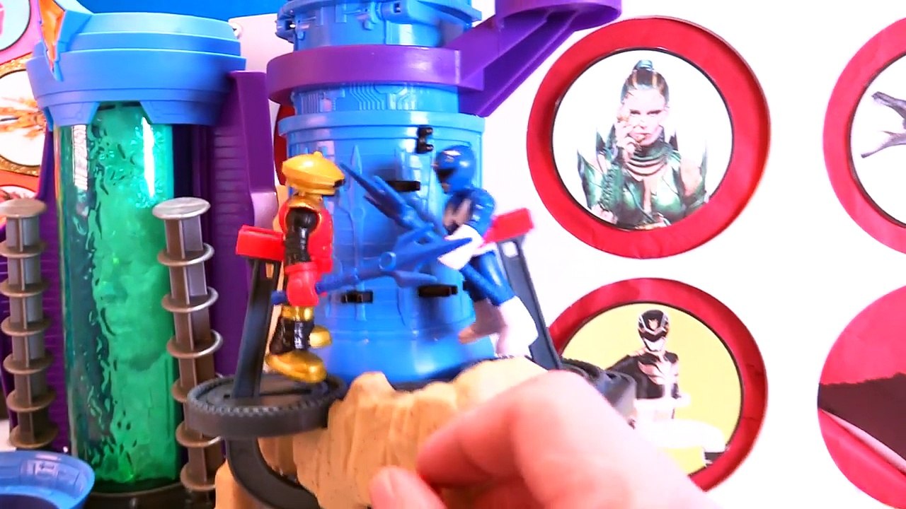 POWER RANGERS vs DINOSAURS GAME | Power Rangers Movie + Dinosaur Surprise Toys Slime Wheel Games