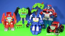 Transformers Rescue Bots Mysteries!! Chase the Police Bot, Boulder, Heatwave DInobot, Paw Patrol
