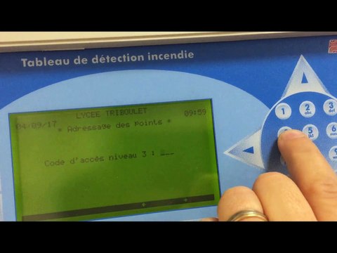 Tuto Alarme Incendie - Adressage d'un Detecteur Def OA-O