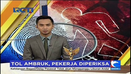Tol Ambruk, 14 Pekerja Diperiksa Petugas