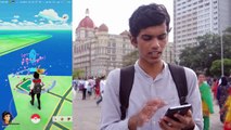 Playing Pokemon GO in PUBLIC!! How to get free pokecoins? Evolutions & Gateway of India!