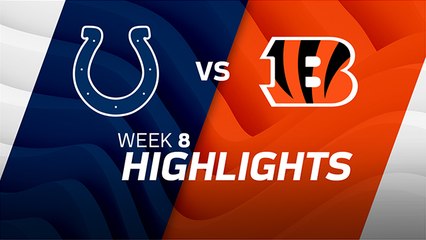 Colts vs. Bengals highlights | Week 8