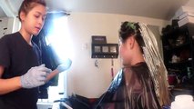 HOW TO-Secret to Bleaching Dark Asian Hair SILVER / GREY/ GRANNY HAIR with DARK ROOTS| DIY NINJA