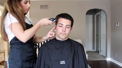 HOW TO CUT YOUR MANS HAIR! Featuring My Husband!