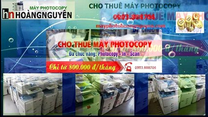 Cho thuê máy photocopy giá rẻ TP.Hồ Chí Minh