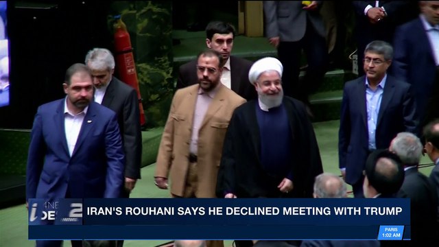 i24NEWS DESK | Iran's Rouhani says he declined meeting with Trump | Sunday, October 29th 2017
