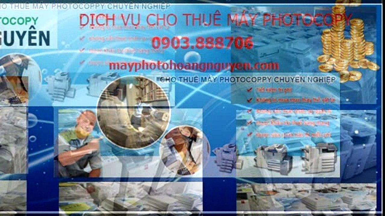Dịch vụ cho thuê máy photocopy giá rẻ tại TP.Hồ Chí Minh