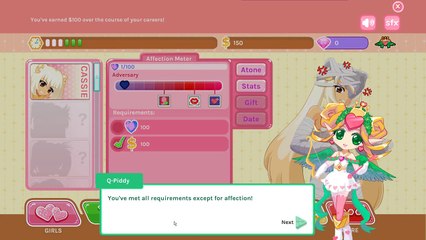 Crush Crush Part 1 - CASSIE CRUSH! - Lets Play Crush Crush PC Gameplay