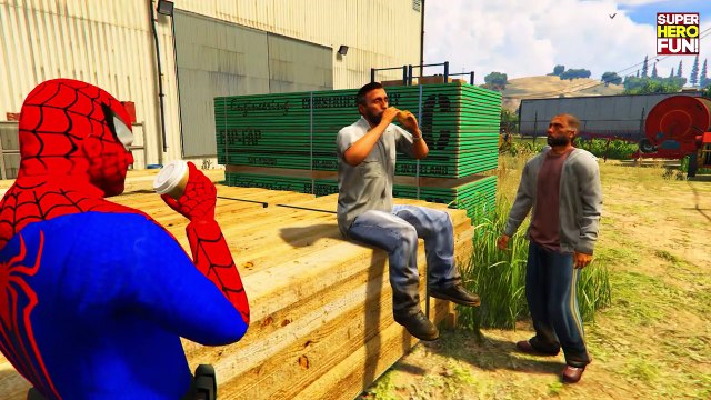 Truck in Trouble! Cars & Train in Spiderman Cartoon with Nursery Rhymes Songs 2