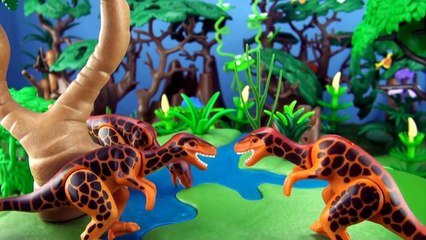 Velociraptor Song - Dinosaur Songs for kids - Playmobil Velociraptors - Watch out for Raptors